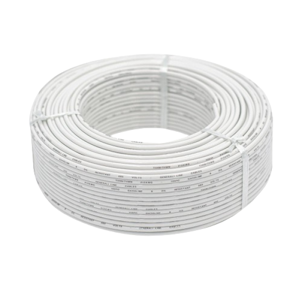 CABZ005-CABZ006-CABZ009-CABZ010 Cable electrico 10awg 100% cobre, blanco (rollo 100mts) - Imagen 1