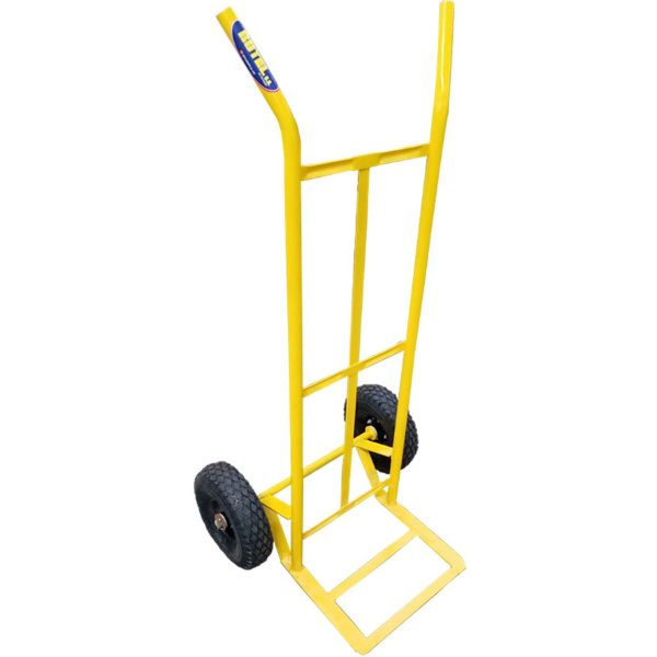 CARZ002 Carrucha rueda maciza 10 plg tubo 3/4 plg - Imagen 1