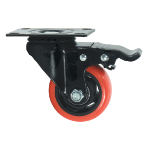 Rueda giratoria con freno de nylon 3plg (rotarven)