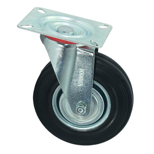 Rueda giratoria de goma maciza 5plg (rotarven)