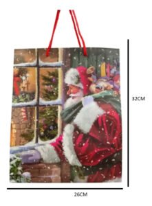 Bolsa Regalo Navidad Santa Claus Noel Navideña - Imagen 2