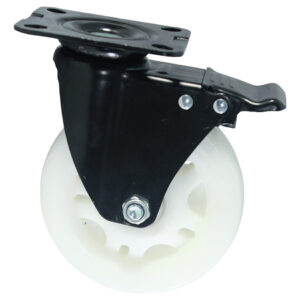 Rueda Giratoria Freno 6pLG Industrial Mueble Acero 330kg