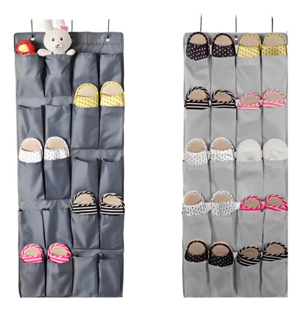 Zapatera Organizador Zapatos Portátil Colgante De Puerta - Imagen 1
