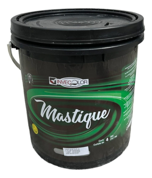 Mastique Pasta Profesional Cuñete 4 Galones Clase A - Imagen 1