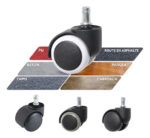 Rueda Silla Oficina Ejecutiva Repuesto Durabilidad X 5 Und - Imagen 5