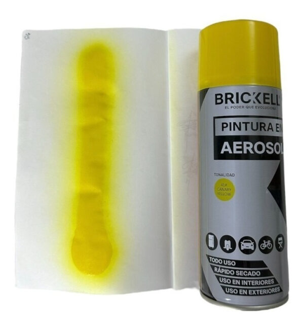 Pintura En Spray Aerosol 450ml Color Amarillo - Imagen 2