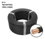 Cable N° 6 Thw Awg Pvc 100% Cobre 600v 75°c 100mts - Imagen 2