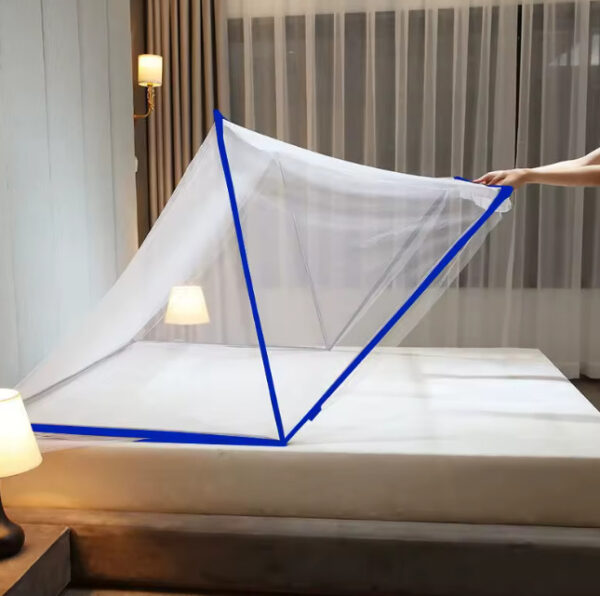 Malla Mosquitero Cama Matrimonial Grande Plegable 160x190cm - Imagen 10