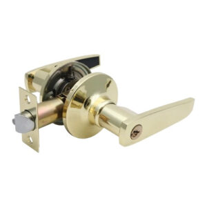 Cerradura Manilla Dorada Metálica 3 Llaves Tipo A