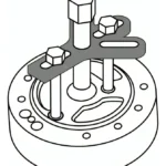 Extractor Damper Volante Tipo Pata De Gallina 17 Piezas - Imagen 4