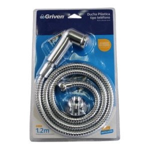 Ducha Manguera Teléfono Con Accesorios Griven 1.2mts