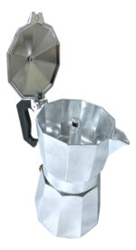 Cafetera Greca Acero Inoxidable Expreso 3 Tazas Café - Imagen 2