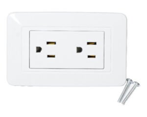 Apagador Interruptor Sencillo Moderno Blanco Botón Reflect. - Imagen 2