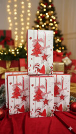 Caja Navidad Regalo Cartón Dedicatoria X3 Unidades - Imagen 7