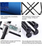 Silla Playera Grande Plegable Playa Camping Porta Vaso - Imagen 7