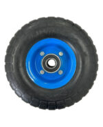 Rueda Maciza Carrucha Carretilla Rin Acero 10pLG Eje 20mm - Imagen 2