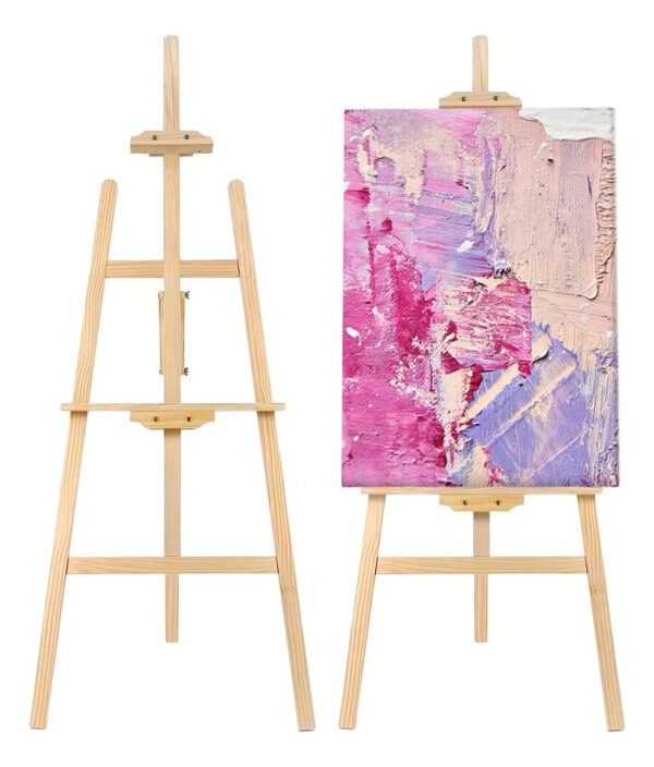 Caballete Atril Para Lienzos Pizarras Arte 150 X 45 Cm - Imagen 1