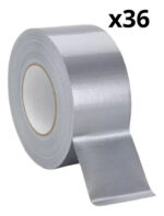 Cinta Teipe Tirro Plomo Gris 30mt X 5cm Bulto De 36pcs