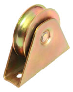 Rueda Roldana Portón Corredizo Base 3 Pulgadas Rueda 50mm - Imagen 2