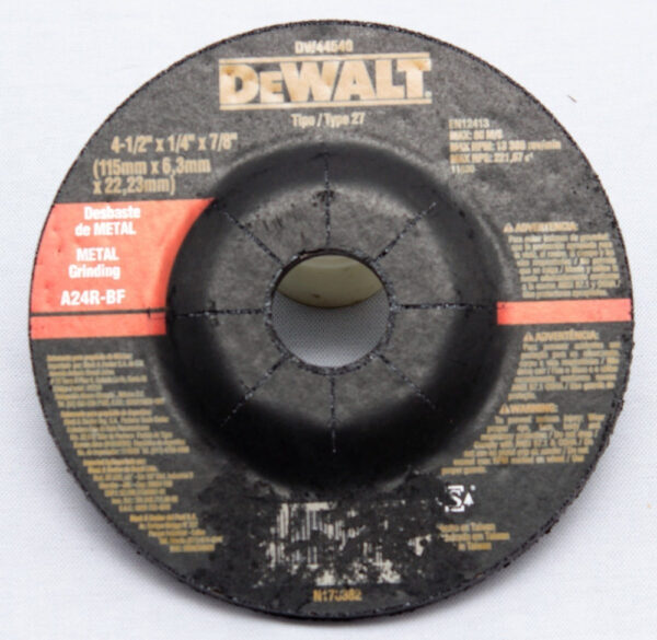 Disco Esmerilar  4 1/2 Dewalt - Imagen 2