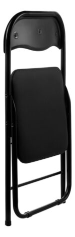 Silla Metálica Plegable Resistente Acolchada Portátil - Imagen 3