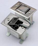 Alcayata Con Cajetin Para Hamaca De Empotrar Por Par - Imagen 2