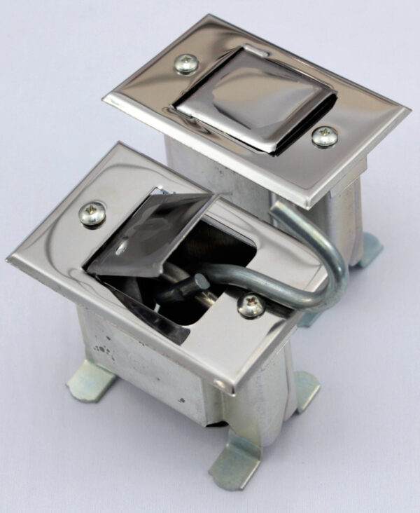 Alcayata Con Cajetin Para Hamaca De Empotrar Por Par - Imagen 2