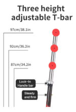 Monopatín Scooter Niño Adolescente Metálica 100kg Ajustable - Imagen 30