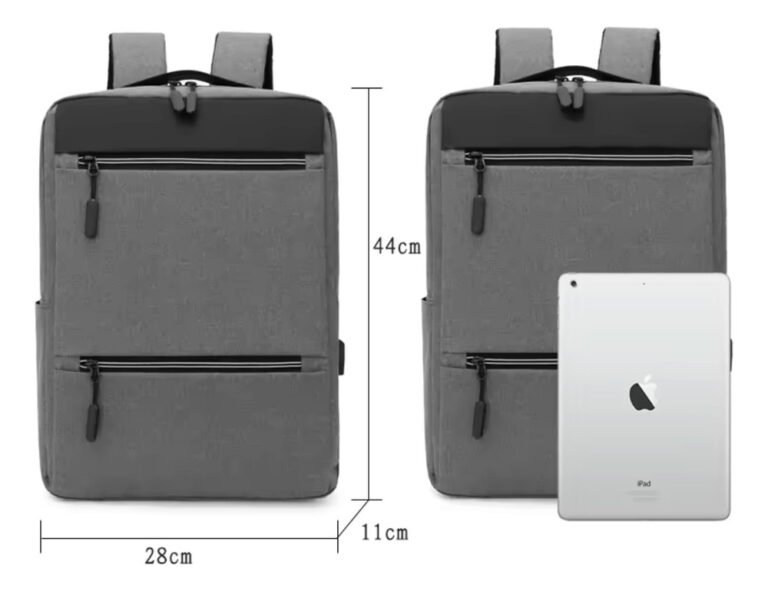 Bolso Mochila Morral Con Puerto Carga Usb Para Tablet Laptop - Imagen 2