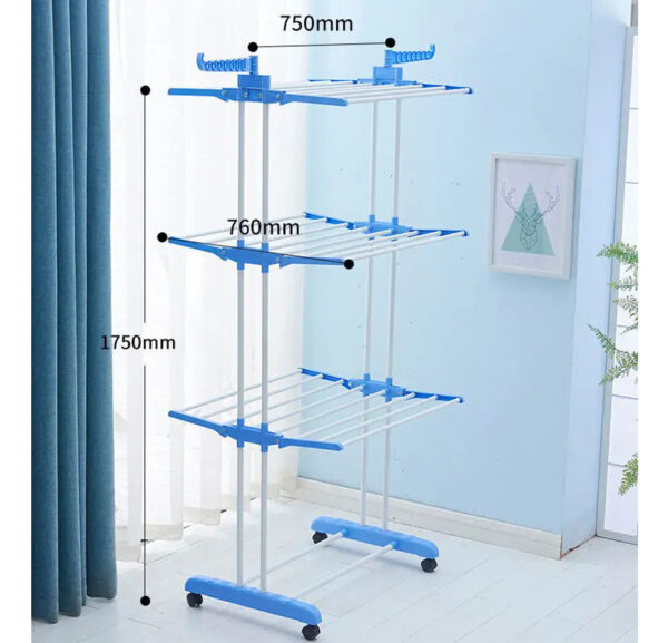 Tendedero Ropa Plegable Fácil De Guardar Exterior E Interior - Imagen 8