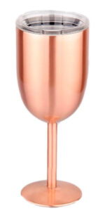Copa De Acero Inoxidable Térmica Tapa Antiderrame Vino 12oz - Imagen 6