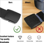 Cinturón Correa Táctico Hebilla Plástica Bolsillo Oculto - Imagen 6