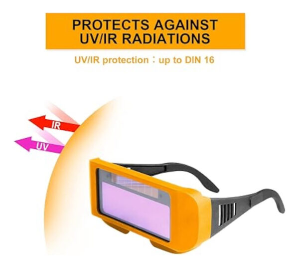Lentes Para Soldar Gafas Oscurecimiento Automático Careta - Imagen 2