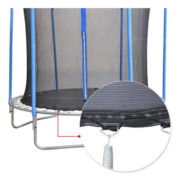 Trampolín Cama Elástica Familiar Fiesta Niños 2.44m X 2.05m - Imagen 2