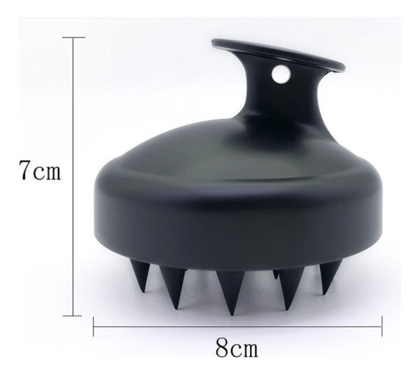 Cepillo Peine Masajeador De Silicona Para Cuero Cabelludo - Imagen 5