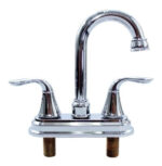 Griferia Grifo Llave Para Lavamano Doblemando Acero Elegante