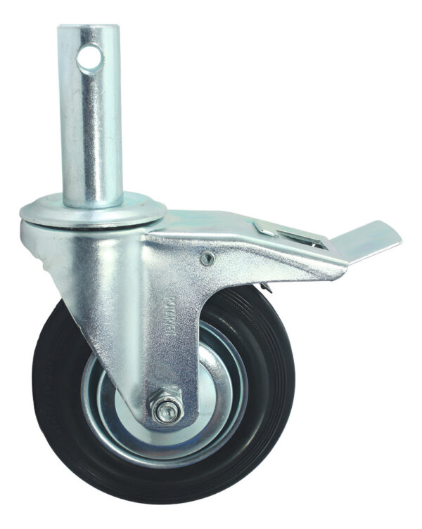 Rueda Para Andamio 6 Pulgadas Con Freno Marca Rotarven 120kg - Imagen 2