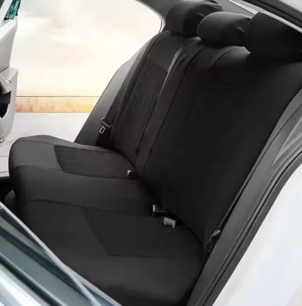 Forro De Asiento Universal Para Vehículo Negro Carro - Imagen 2
