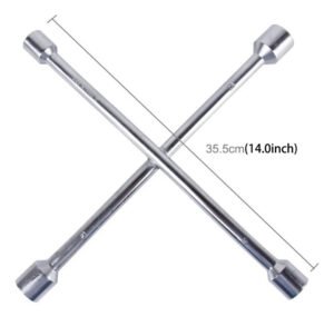 Llave Cruz 14 Pulgadas Universal Carro Camioneta 17-19-21-23 - Imagen 2