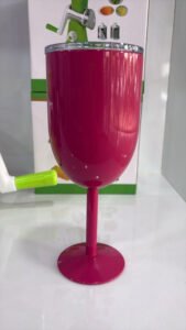 Copa De Acero Inoxidable Térmica Tapa Antiderrame Vino 12oz - Imagen 15
