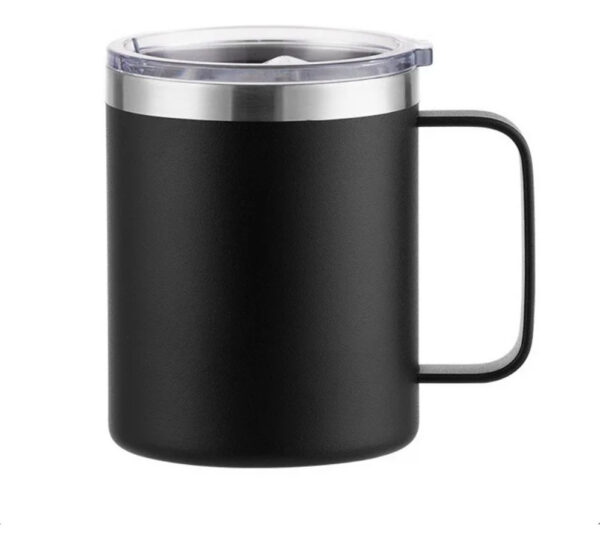 Vaso Térmico Cooler Taza De Café Acero Antiderrame 12oz - Imagen 2