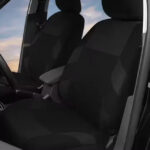 Forro De Asiento Universal Para Vehículo Negro Carro - Imagen 4