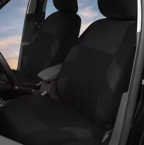 Forro De Asiento Universal Para Vehículo Negro Carro - Imagen 4