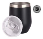 Vaso Térmico Cooler Vino Copa Termo 12 Oz Acero Inoxidable