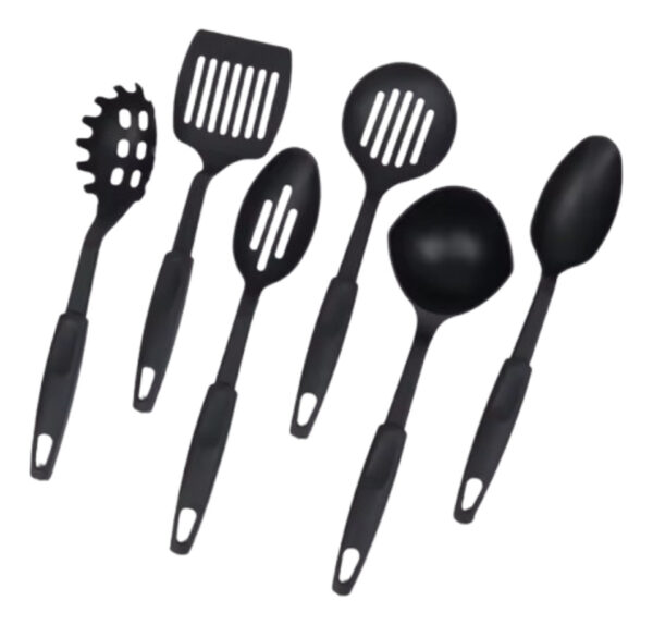 Juego De Cucharones Individual Cocina Removedores Plásticos - Imagen 1