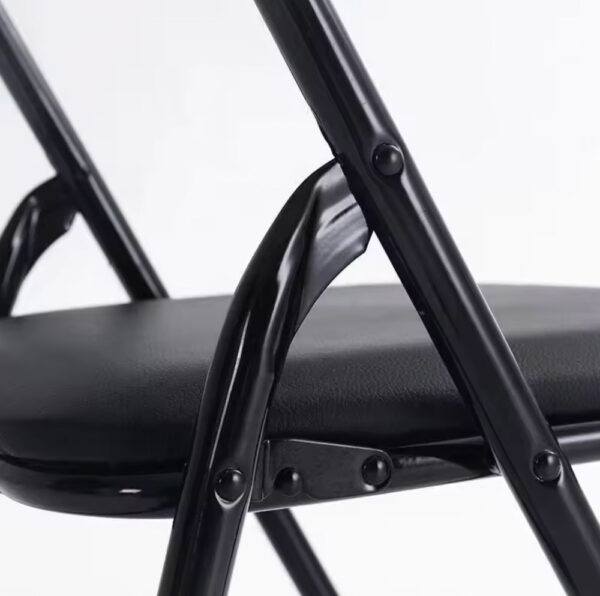 Silla Metálica Plegable Resistente Acolchada Portátil - Imagen 5