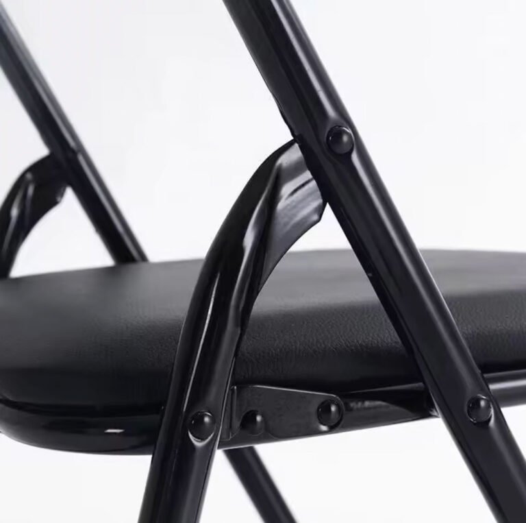 Silla Metálica Plegable Resistente Acolchada Portátil - Imagen 5