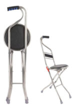 Bastón Plegable Tipo Silla Para Descanso Estable Resistente