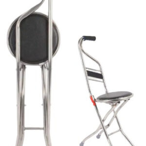 Bastón Plegable Tipo Silla Para Descanso Estable Resistente