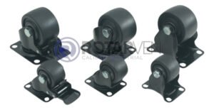 Rueda Giratoria Freno 3pLG Industrial Mueble Acero 250kg - Imagen 3